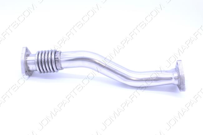 TUBO INTERMEDIO+FLANGIA ACCIAIO INOX 75-89