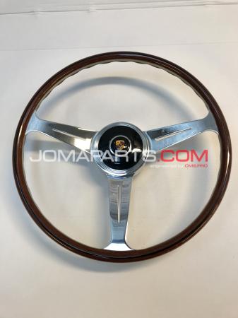 VOLANT NARDI PLAT 356 B-C MOYEU ALU. POLI