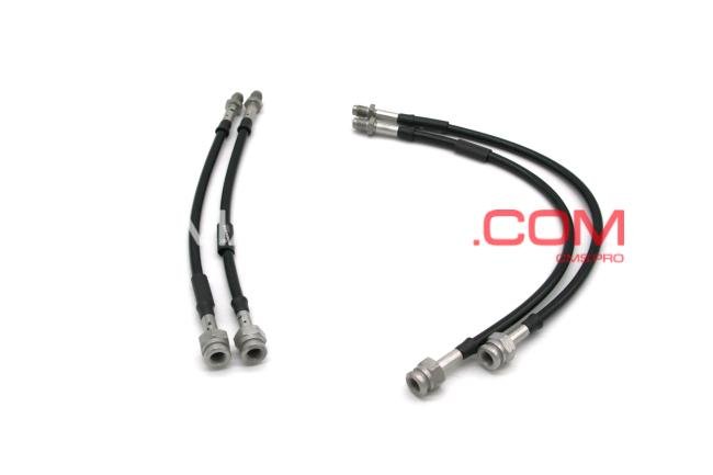 JUEGO DE LATIGUILLOS DE FRENO 4 PIEZAS ACERO INOXIDABLE 356 B - C