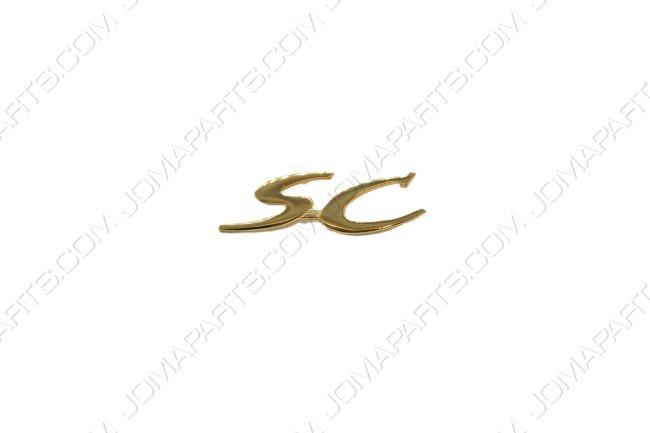 "SC" EMBLEEM GOUD 356