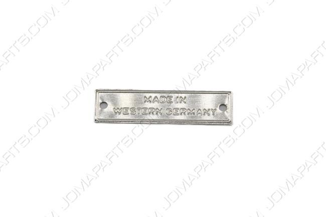 BADGE MADE IN WEST.GERMANY