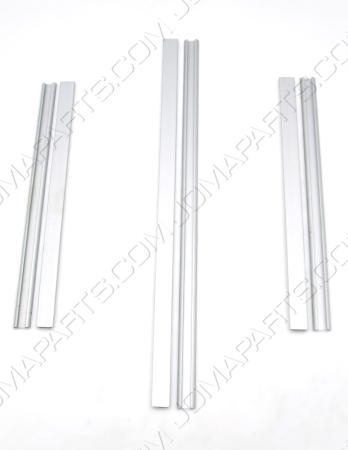 ALUMINIUMLATTEN SET ZEILDAK 356 CABRIO + ROADSTER + CONVERTIBLE D.