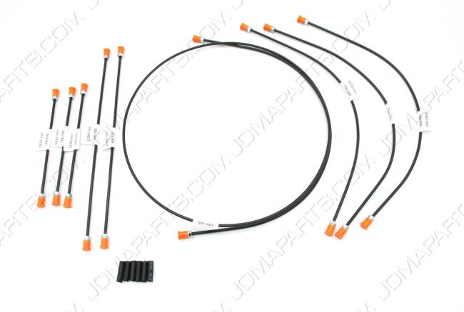 COMPLETE METAL BRAKE LINE KIT 64-68
