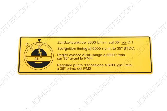DECAL TIMING 911T 69-71