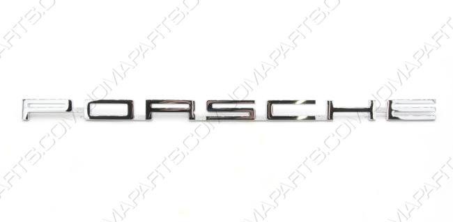 EMBLEEM "PORSCHE" ÉÉN STUK CHROOM GROOT MODEL