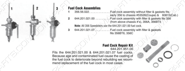 grifo de combustible 356
