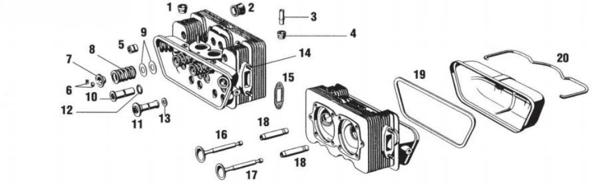 Cylinder head components 356 | Joma-Parts nv