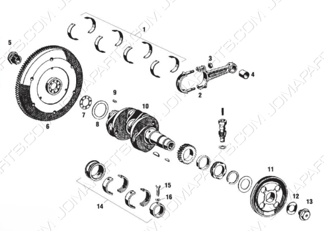 Roulements de vilebrequin 912