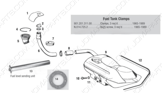 Brandstoftanks, Onderdelen & Pompen 911