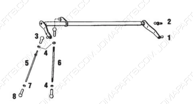 Tringlerie de carburateur – Solex 40 PII-4