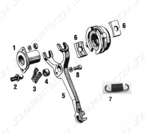 Kupplungsausrückmechanismus 911 & 912 65-69