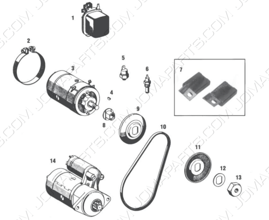 Generator starter en accessoires 912