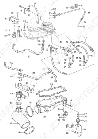 Injectieleidingen 964 Turbo