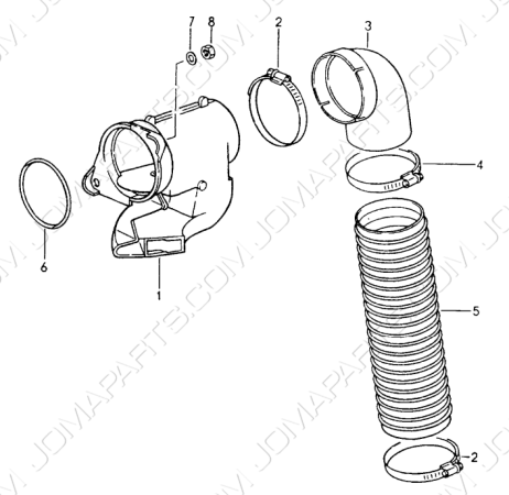 Alimentation en air chaud 964