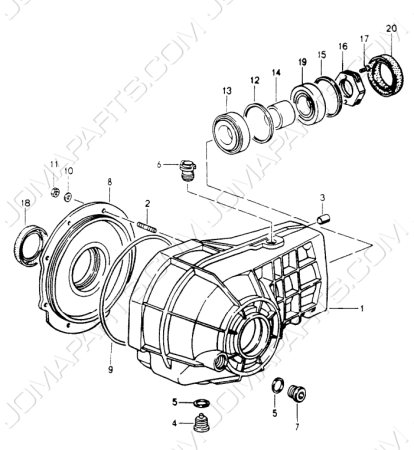 Diferencial delantero 964 Carrera 4